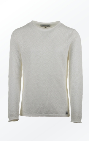 Simple yet Feminine Pullover in White for Women from Piece of Blue